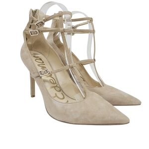 Sam Edelman | Women's Tan Hayes Suede Leather Heels (Size 9M)